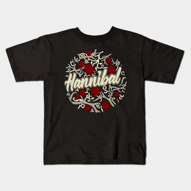 Roses and Antlers Kids T-Shirt by idontfindyouthatinteresting